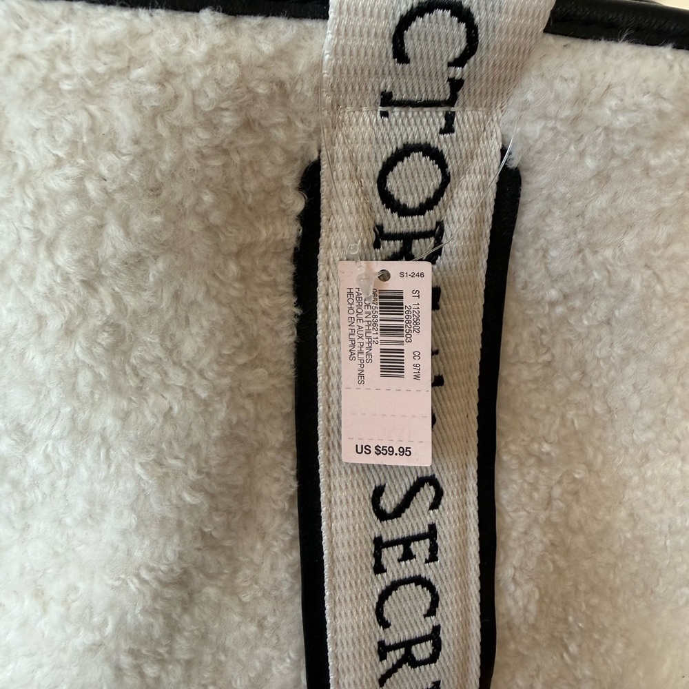 Victoria's Secret Cream Tote with Black Accents - Picture 3 of 5